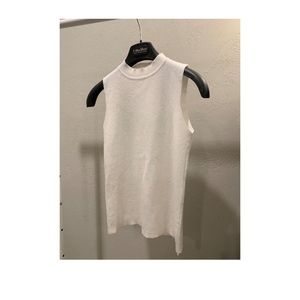mockneck sleeveless tank sweater